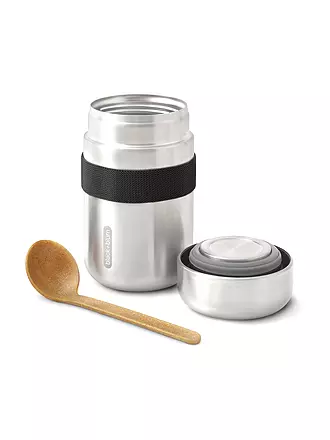 BLACK+BLUM | Thermosbehälter - Food Flask 400ml Schwarz/Edelstahl | 